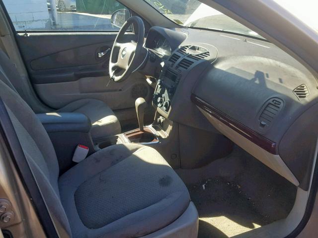 1G1ZS58F88F121142 - 2008 CHEVROLET MALIBU LS TAN photo 5