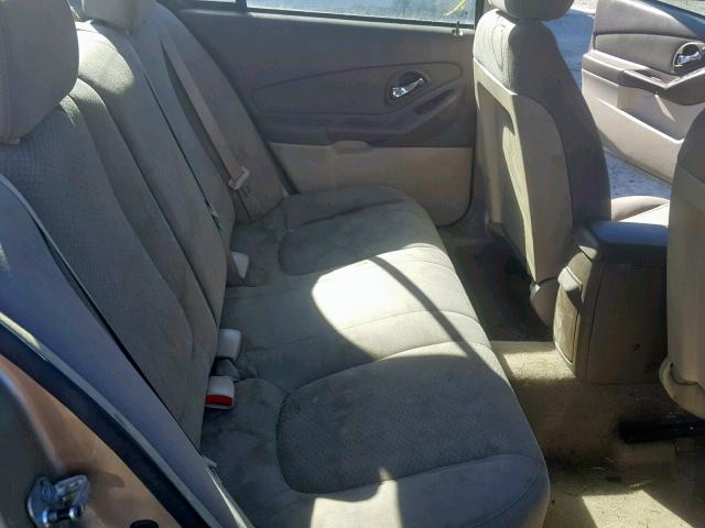 1G1ZS58F88F121142 - 2008 CHEVROLET MALIBU LS TAN photo 6