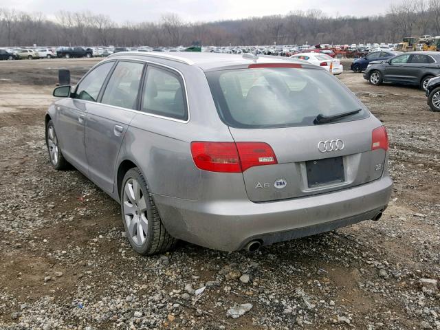 WAUKG74F56N069125 - 2006 AUDI A6 AVANT Q SILVER photo 3