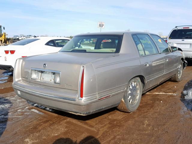 1G6KF5493XU747143 - 1999 CADILLAC DEVILLE CO BEIGE photo 4