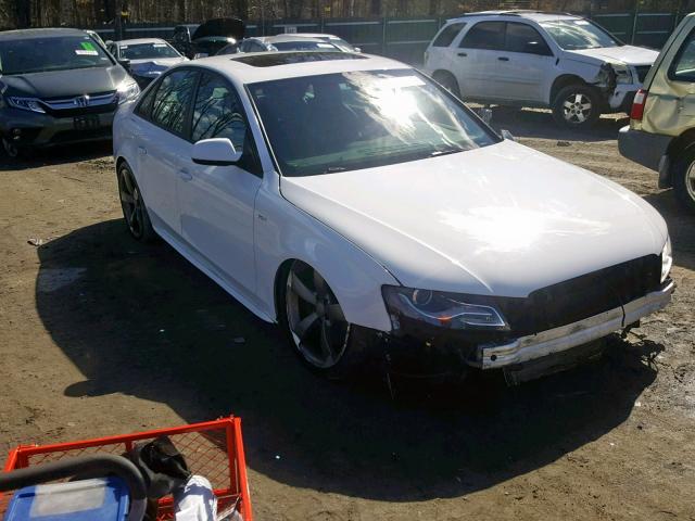 WAUKGAFL5CA116527 - 2012 AUDI S4 PRESTIG WHITE photo 1