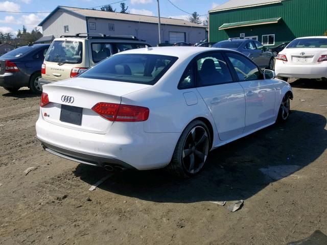 WAUKGAFL5CA116527 - 2012 AUDI S4 PRESTIG WHITE photo 4