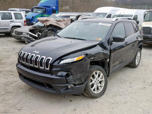 1C4PJLCB9FW730523 - 2015 JEEP CHEROKEE L BLACK photo 2