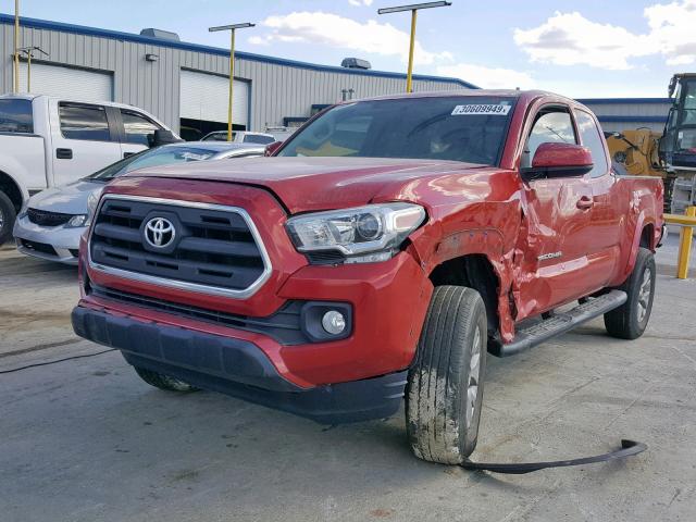 5TFSX5EN9GX042836 - 2016 TOYOTA TACOMA ACC RED photo 2