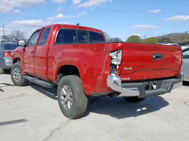 5TFSX5EN9GX042836 - 2016 TOYOTA TACOMA ACC RED photo 3