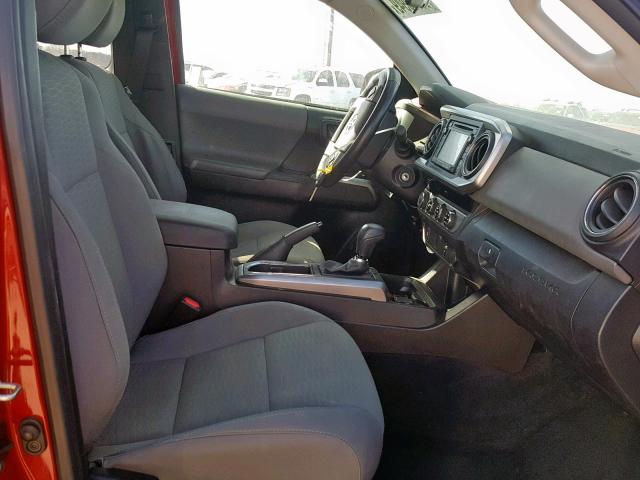 5TFSX5EN9GX042836 - 2016 TOYOTA TACOMA ACC RED photo 5