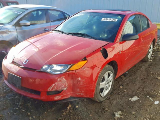 1G8AM15F36Z183727 - 2006 SATURN ION LEVEL RED photo 2