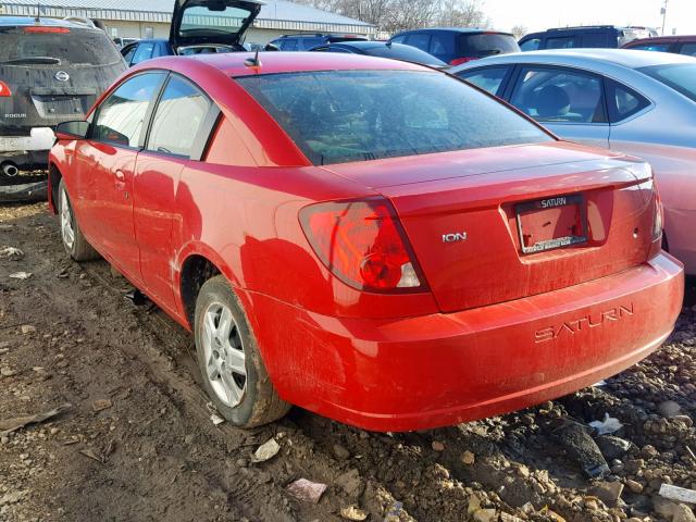 1G8AM15F36Z183727 - 2006 SATURN ION LEVEL RED photo 3