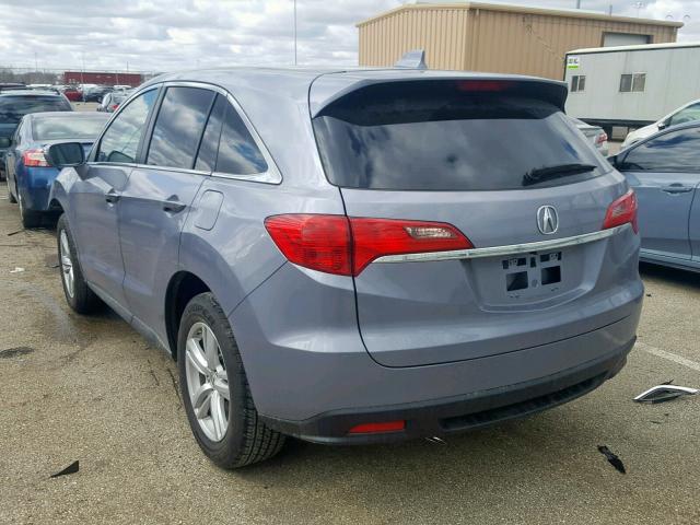 5J8TB4H58EL002438 - 2014 ACURA RDX TECHNO BLUE photo 3