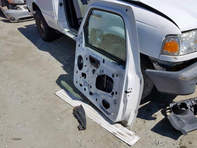 1FTKR1AD8BPA47566 - 2011 FORD RANGER WHITE photo 9