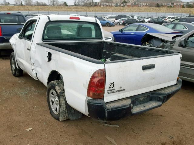 5TFNX4CN6DX023778 - 2013 TOYOTA TACOMA WHITE photo 3