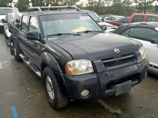 1N6ED29X52C378027 - 2002 NISSAN FRONTIER C BLACK photo 1