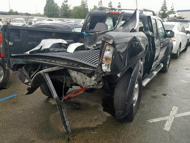 1N6ED29X52C378027 - 2002 NISSAN FRONTIER C BLACK photo 4