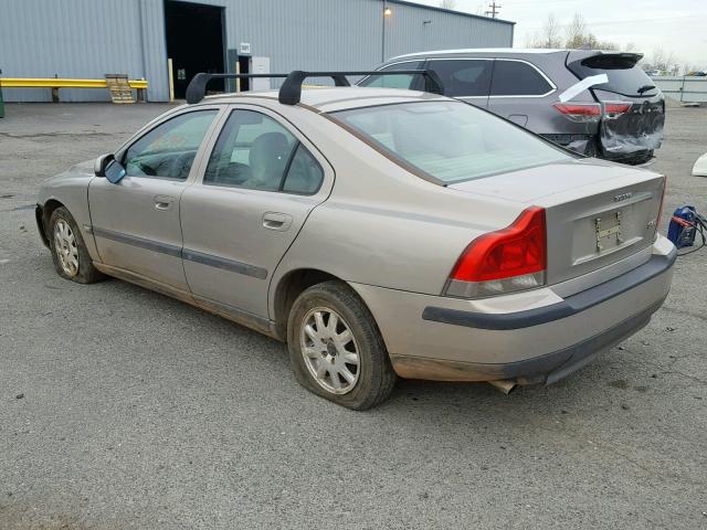 YV1RS61R212013284 - 2001 VOLVO S60 GOLD photo 3