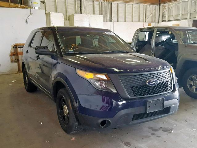 1FM5K8AT6FGB26348 - 2015 FORD EXPLORER P BLUE photo 1