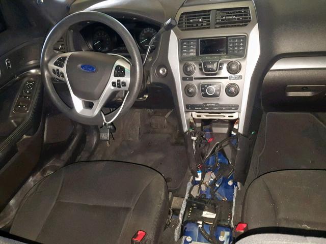 1FM5K8AT6FGB26348 - 2015 FORD EXPLORER P BLUE photo 9