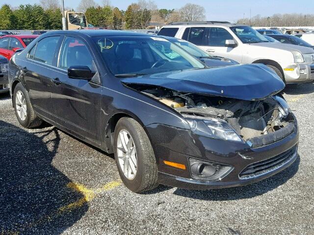 3FAHP0JG4CR347495 - 2012 FORD FUSION SEL BLACK photo 1