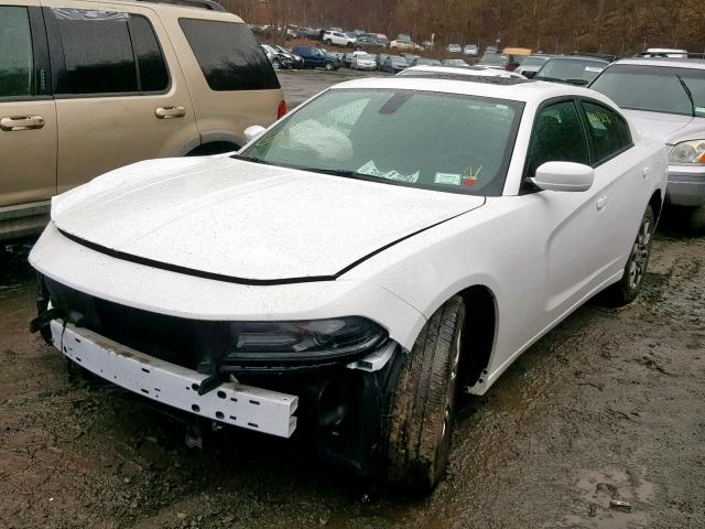 2C3CDXJG7HH511447 - 2017 DODGE CHARGER SX WHITE photo 2