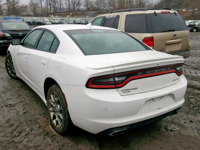 2C3CDXJG7HH511447 - 2017 DODGE CHARGER SX WHITE photo 3