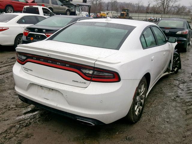 2C3CDXJG7HH511447 - 2017 DODGE CHARGER SX WHITE photo 4