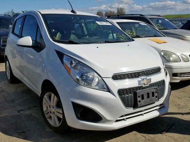 KL8CD6S94EC414591 - 2014 CHEVROLET SPARK 1LT WHITE photo 1