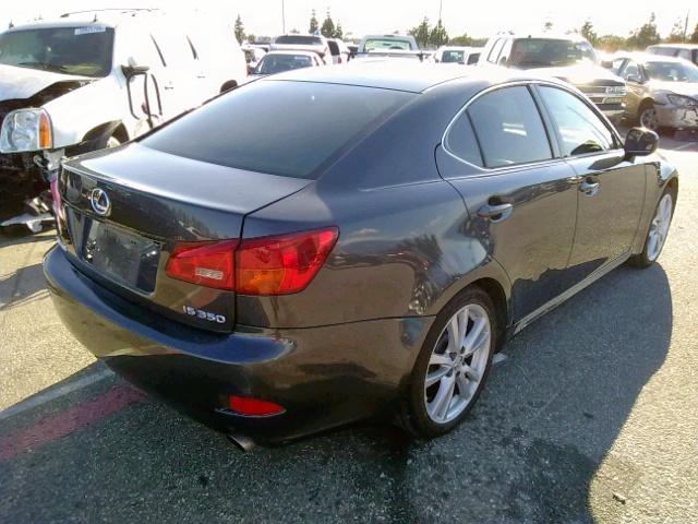 JTHBE262462002733 - 2006 LEXUS IS 350 GRAY photo 4