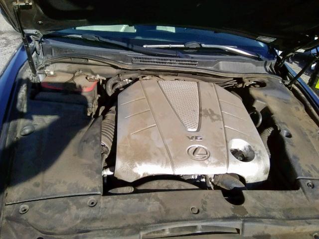 JTHBE262462002733 - 2006 LEXUS IS 350 GRAY photo 7