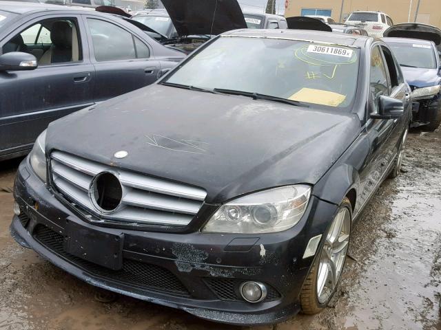 WDDGF8HB6AF433988 - 2010 MERCEDES-BENZ C 350 4MAT BLACK photo 2