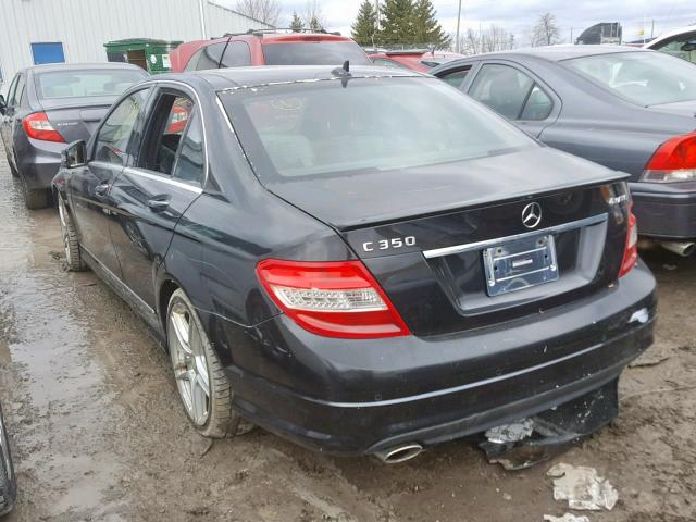 WDDGF8HB6AF433988 - 2010 MERCEDES-BENZ C 350 4MAT BLACK photo 3