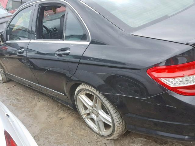 WDDGF8HB6AF433988 - 2010 MERCEDES-BENZ C 350 4MAT BLACK photo 9