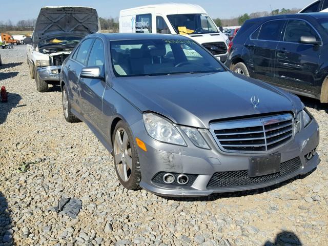 WDDHF5GB2AA207156 - 2010 MERCEDES-BENZ E 350 GRAY photo 1