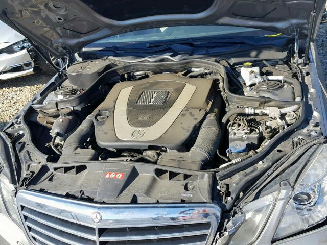 WDDHF5GB2AA207156 - 2010 MERCEDES-BENZ E 350 GRAY photo 7