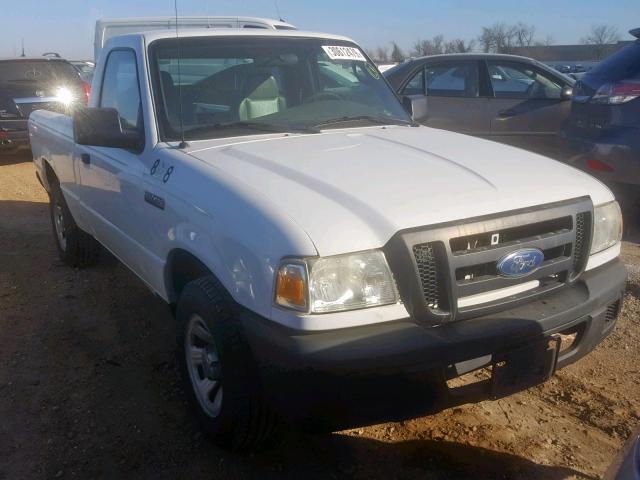 1FTYR10D77PA94056 - 2007 FORD RANGER WHITE photo 1