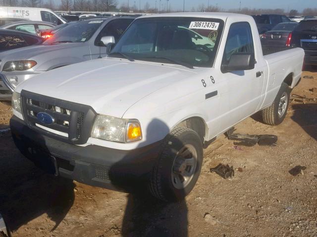 1FTYR10D77PA94056 - 2007 FORD RANGER WHITE photo 2