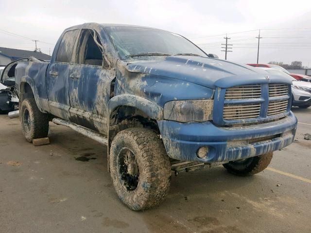 3D7KS28C75G760478 - 2005 DODGE RAM 2500 S BLUE photo 1