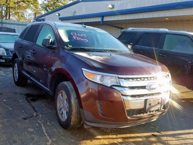 2FMDK3GC7BBA05013 - 2011 FORD EDGE SE MAROON photo 1