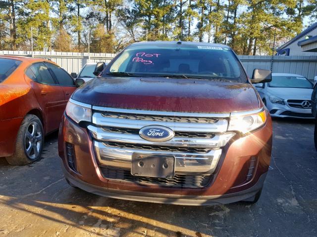 2FMDK3GC7BBA05013 - 2011 FORD EDGE SE MAROON photo 9