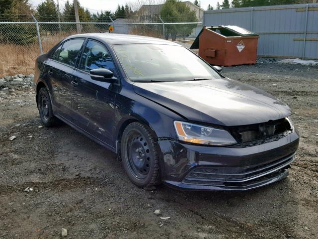 3VW2K7AJ3FM342855 - 2015 VOLKSWAGEN JETTA BASE GRAY photo 1