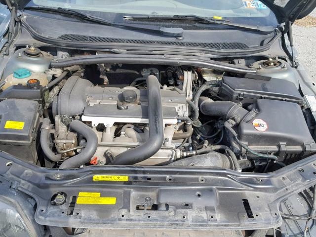 YV1RH58D222192432 - 2002 VOLVO S60 2.5T BLUE photo 7