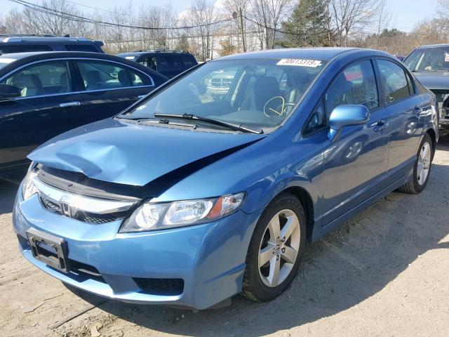2HGFA1F67BH510290 - 2011 HONDA CIVIC LX-S 蓝色 照片 2