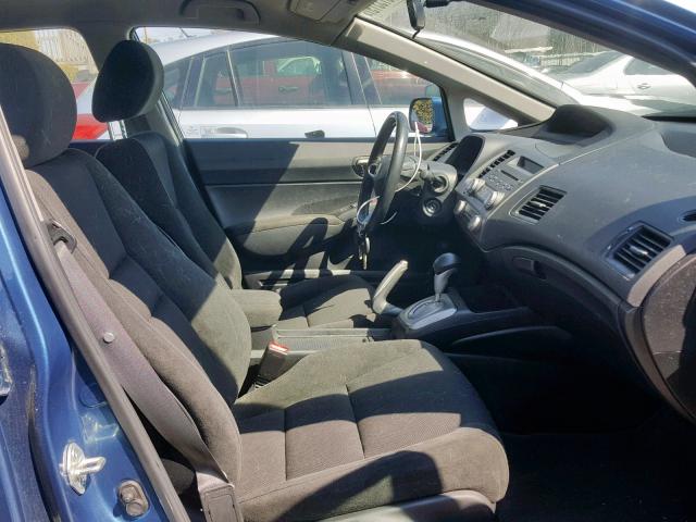 2HGFA1F67BH510290 - 2011 HONDA CIVIC LX-S 蓝色 照片 5