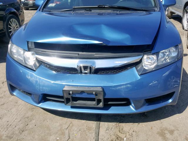 2HGFA1F67BH510290 - 2011 HONDA CIVIC LX-S 蓝色 照片 9