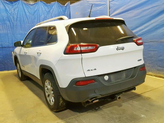 1C4PJMCB2EW107216 - 2014 JEEP CHEROKEE L WHITE photo 3