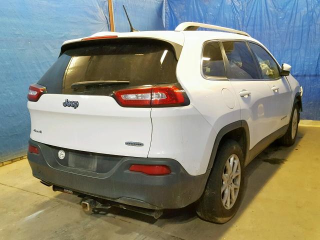 1C4PJMCB2EW107216 - 2014 JEEP CHEROKEE L WHITE photo 4