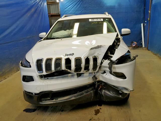 1C4PJMCB2EW107216 - 2014 JEEP CHEROKEE L WHITE photo 9