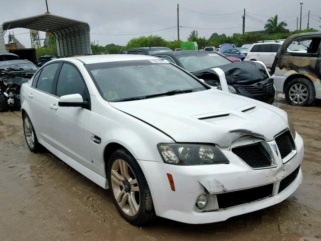 6G2ER57779L217947 - 2009 PONTIAC G8 WHITE photo 1