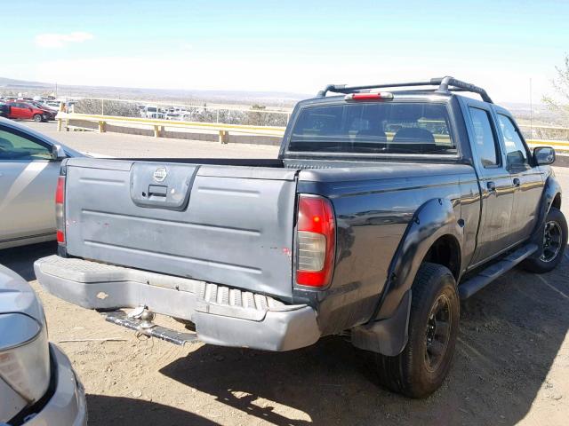 1N6ED29XX4C450116 - 2004 NISSAN FRONTIER C BLACK photo 4