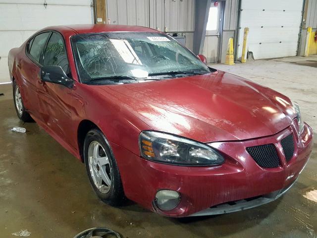 2G2WS542841293187 - 2004 PONTIAC GRAND PRIX BURGUNDY photo 1