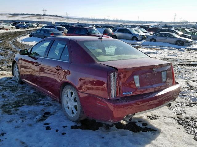 1G6DW677660215285 - 2006 CADILLAC STS RED photo 3