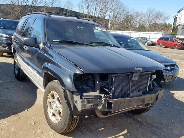 1J4GW48N1YC328147 - 2000 JEEP GRAND CHER GRAY photo 1